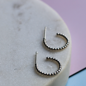 Mini Dotted Hoops